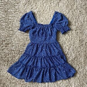 Altard State Dainty Blue Floral Mini Dress
